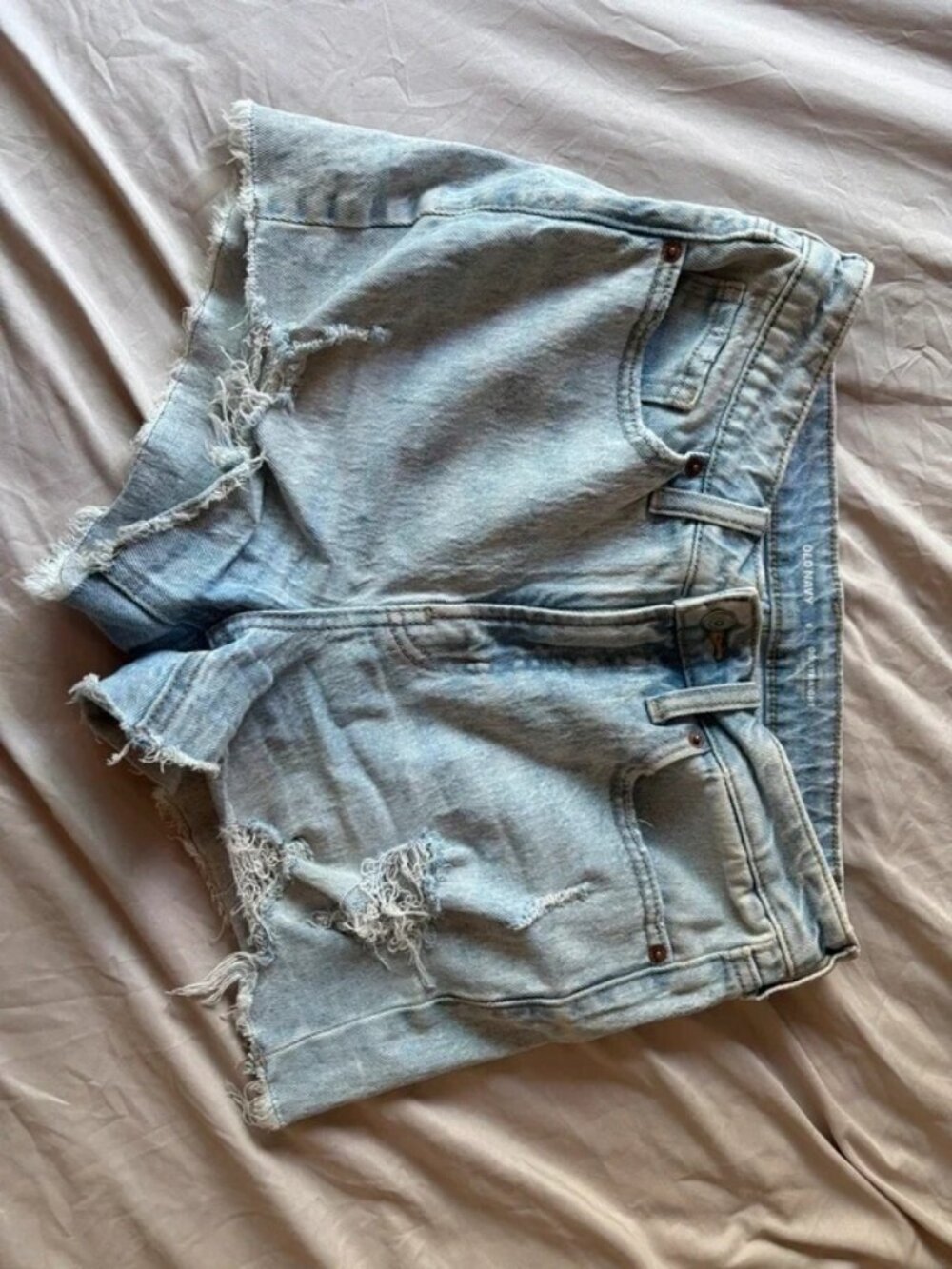 Old Navy Light Blue Denim Shorts, Size S